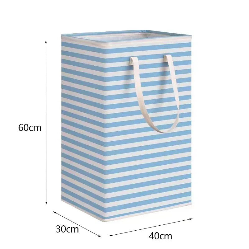 75L Large Laundry bags Baskets with Handles Durable Dirty Clothes Hamper Storage Basket for Home Dorm Hotels Laundry 40*30*60cm