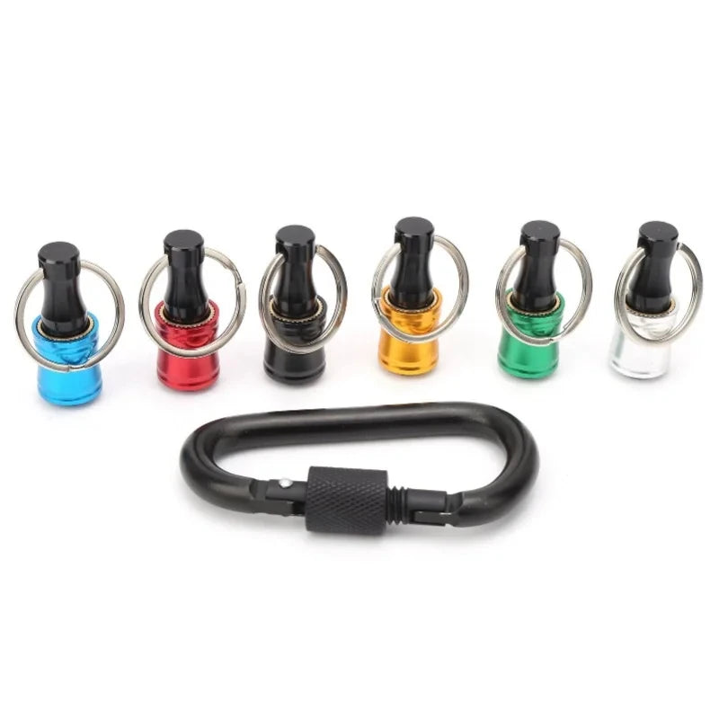 6pc color key chain quick-change extension rod 1/4 hexagon handle changeover rod screwdriver quick-release sleeve tool set