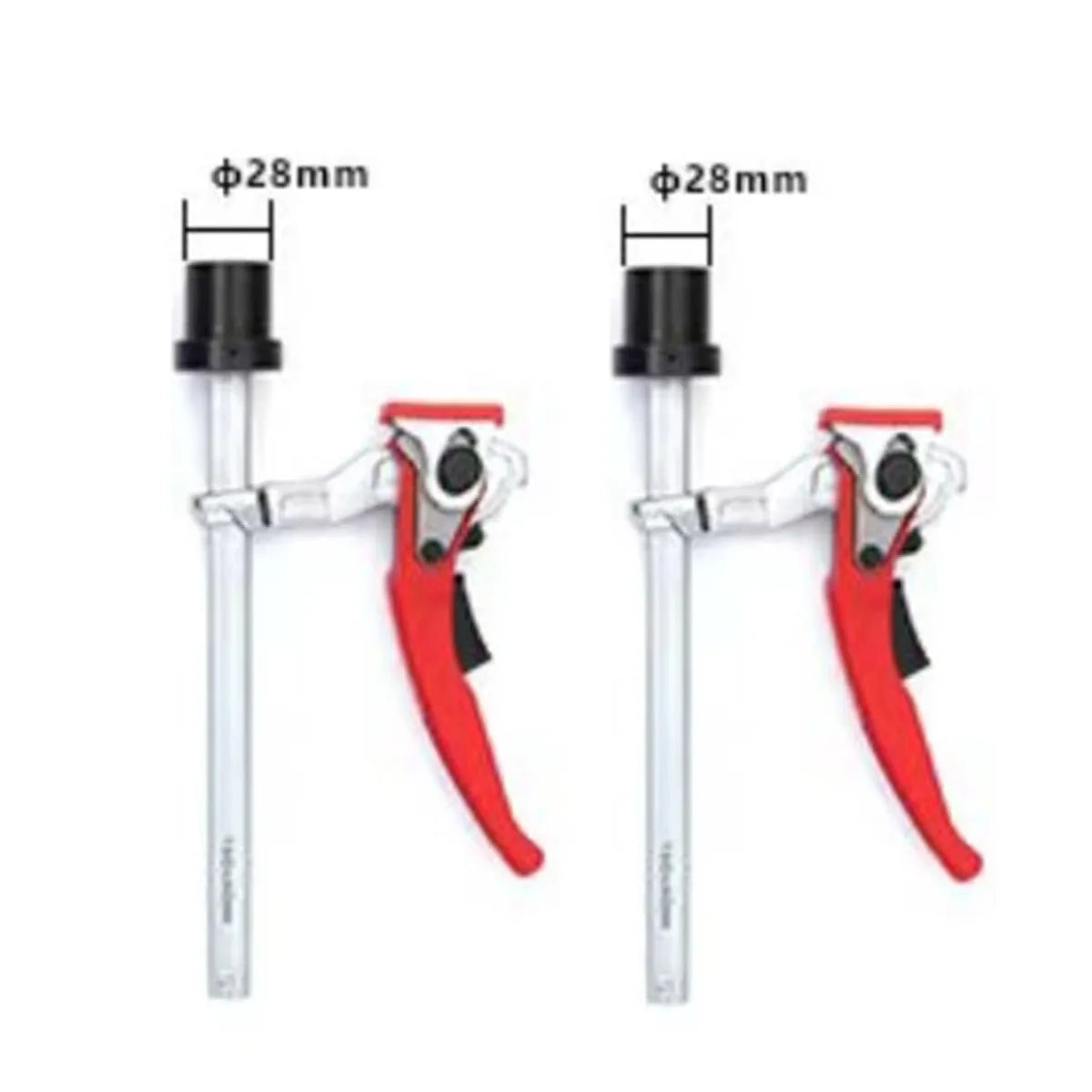 2Pc Quick-Adjust Welding Fixture Vertical Workbench Surface Hold Down Clamp For 16mm/28mm Dog Hole For Welding Platform