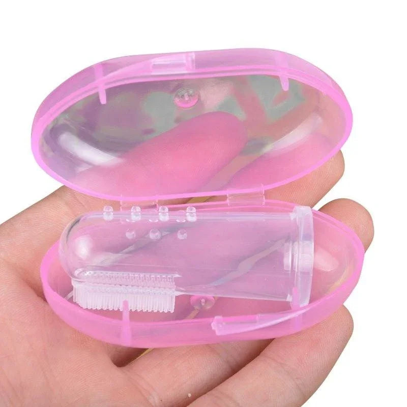 Ultra Soft Silicone Finger Toothbrush for Dog Cats Remove Plaque Tartar Puppy Kitten Teeth Cleaning Dental Care Oral Hygiene Pet