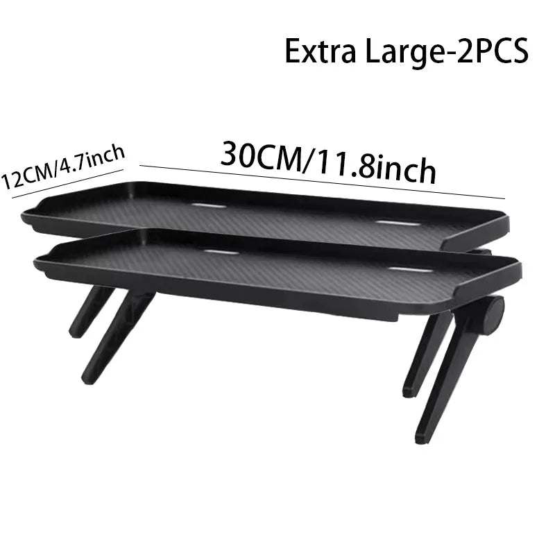 TV Screen Top Storage Shelf Adjustable Computer Monitor Desktop Screen Top Storage Rack Router Shelf Rack Home Organizer