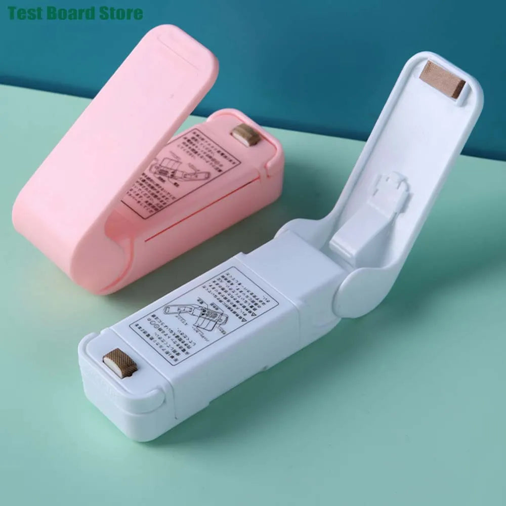 Mini Plastic Hot Bag Sealing Machine Portable Food Packaging Sealing Machine Snack Bag Sealing Clip Kitchen Household Tools