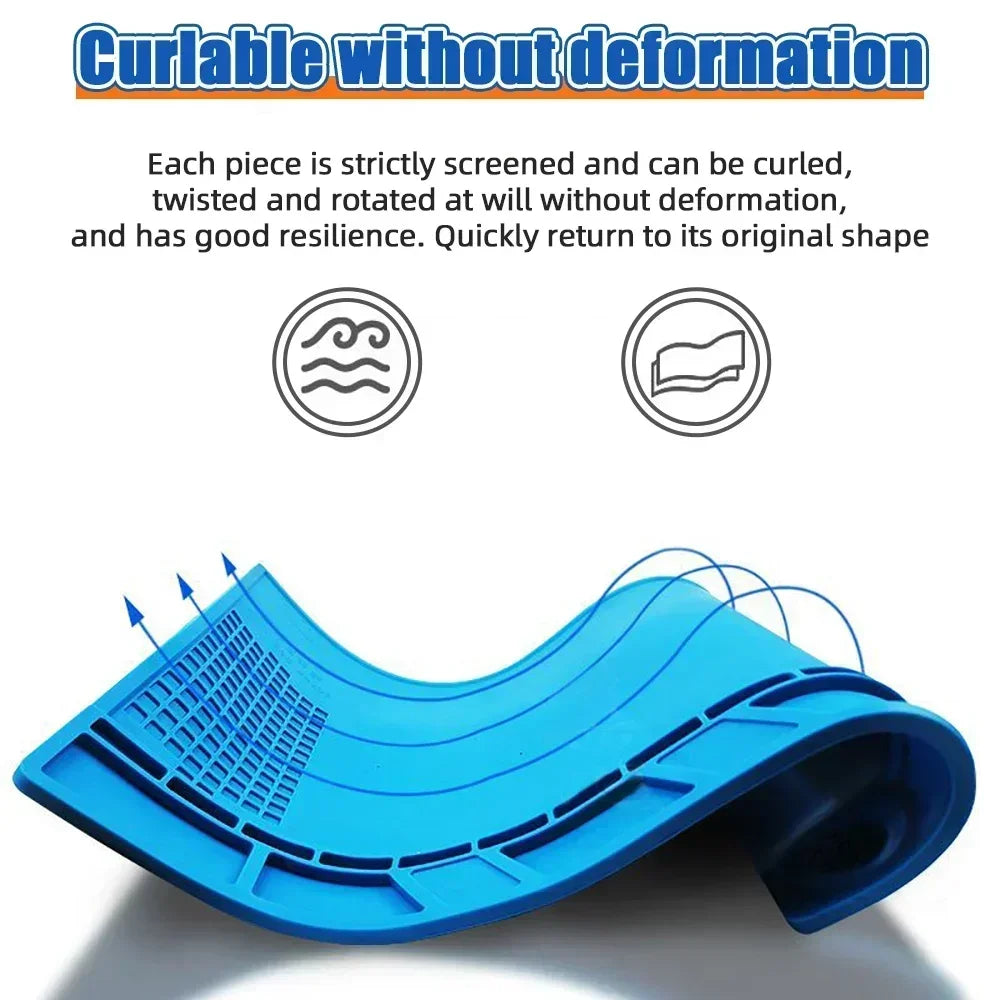 Magnetic Heat Insulation Soldering Mat Silicone Working Pad for Phone Electronic ESD Repair Heat Resistant Maintenance Tool Kit