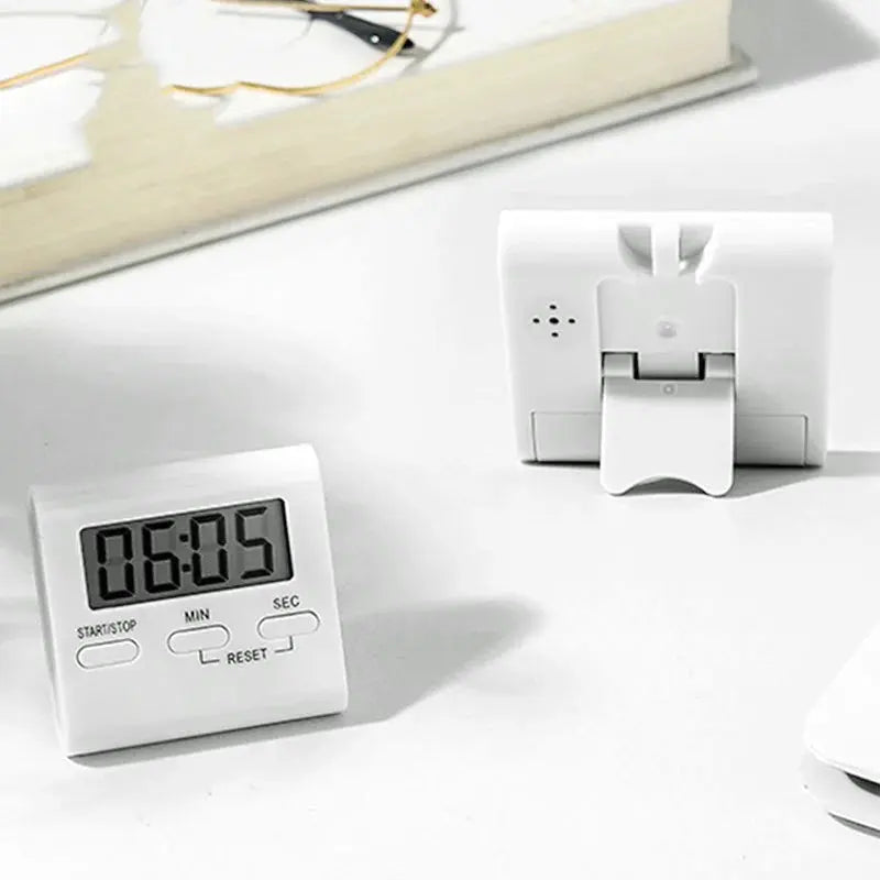 Digital Kitchen Timer Cooking Timer LCD Digital Manual Countdown Timer Mechanical Digital Kitchen Timer Magnetic Kitchen Gadgets