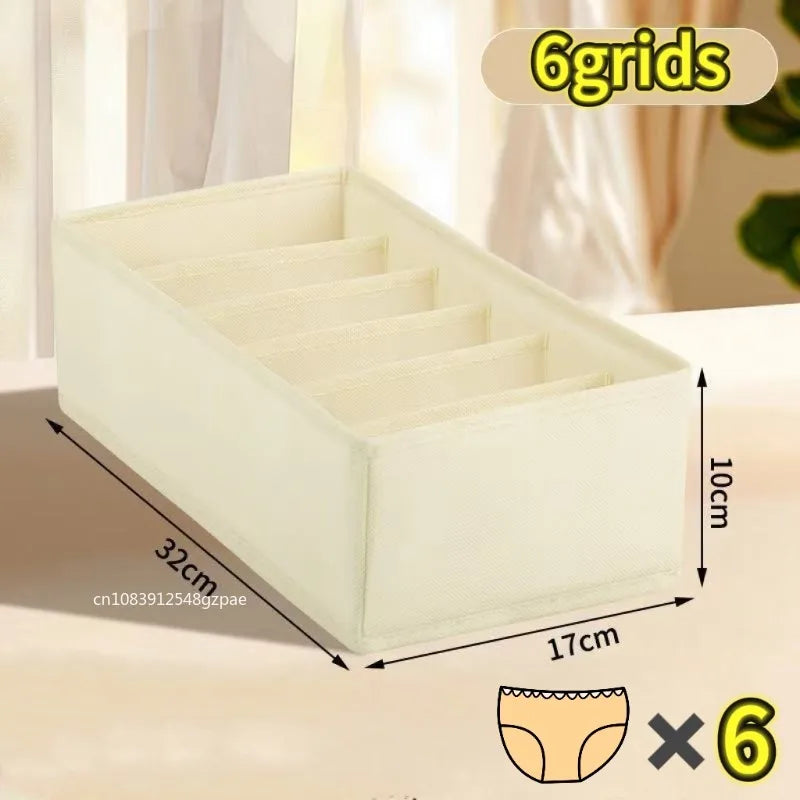Cabinet Underwear Organizer Drawer Clothes Organizer Boxes Closet Organizer for Underwear Bra Sock Underpants Storage Organizers