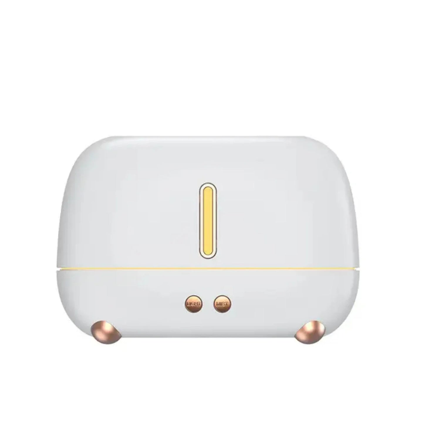 Compact 3D Flame LED Essential Oil Diffuser - USB-Powered Cool Mist Ultrasonic Aromatherapy for Home, Car & Office