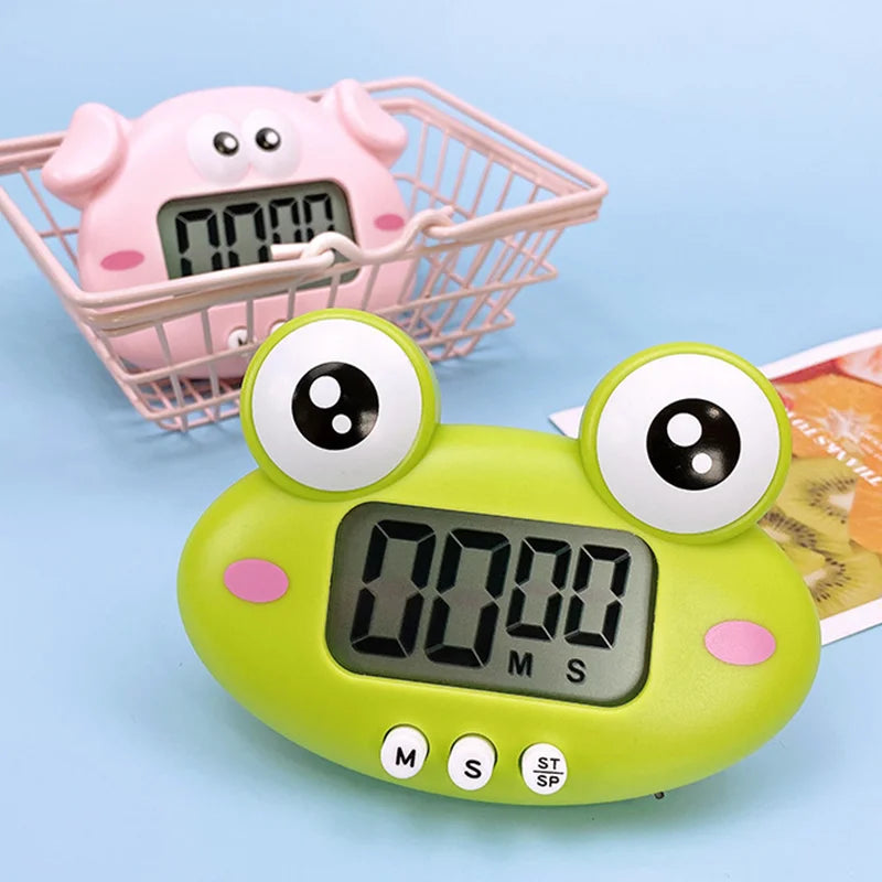 Digital Timer For Kid Study Kitchen Countdown Alarm Clock Child Study Timer Cute Animals Timer Kitchen Cooking Gadgets Gift New