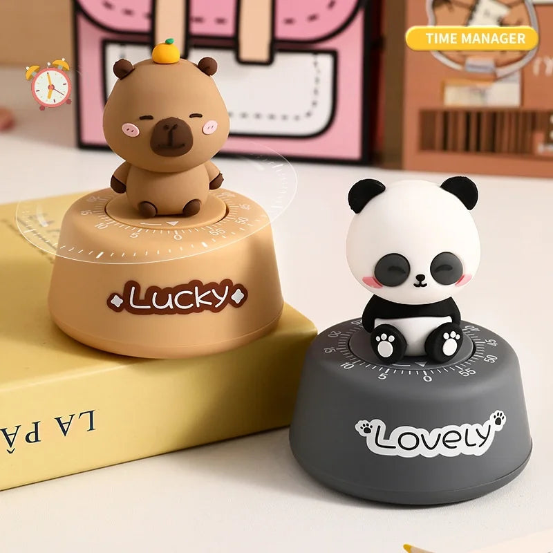 Creative cartoon cute pet timer decoration cute student desktop office decoration kitchen timer