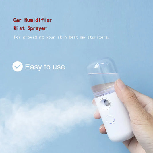 Mini Electric Car Air Humidifier Aroma Oil Diffuser USB Cool Mist Sprayer Steam Air Purifier Aroma Diffuser for Home Car