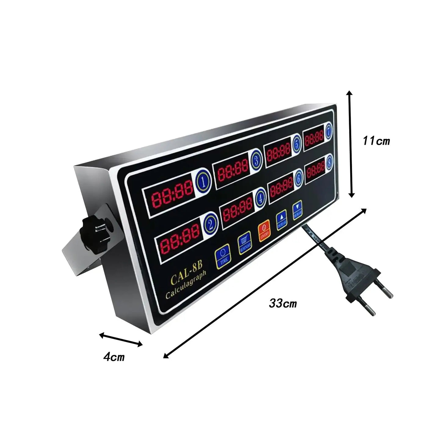 Commercial 8 Channels Digital Kitchen Timer Restauran Timer for Kitchen Home