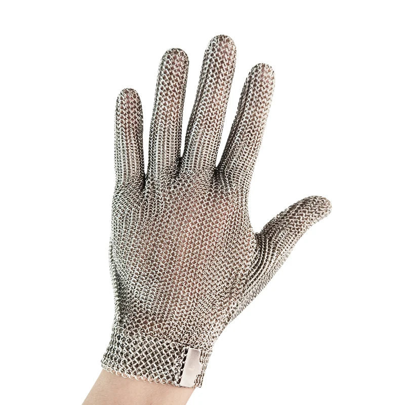 Stainless Steel Ring Mesh Gloves Anti Cut Knife Resistant Chain Mail Hand Protection Kitchen Butcher Glove