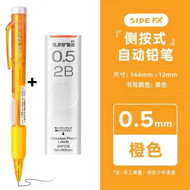 Japan Pentel Mechanical Pencil PD255 One-handed Side Press Lead Constant Core Automatic Pencils Efficient Work Study Stationery