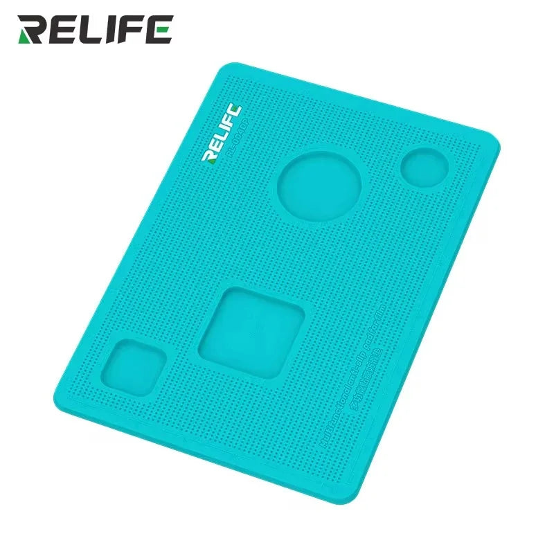 RELIFE RL-004DP Professional Film Silicone Pad Multi-Function Anti-Skid Mat for Repair Mobile Phone Flat Panel Repair Work Mat