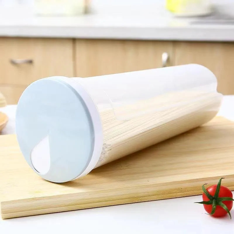 New  Food Storage Containers with Airtight Lid Pasta Noodles Sealed Can Plastic Kitchen Storage Spaghetti Organizer