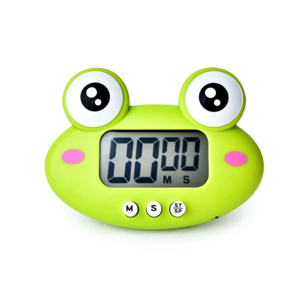 1-99 Minutes Cooking Study Work Timer Reminder For Shop Home Kitchen Gadget Cute Frogs Kitchen Electronic Digital Timer Gift