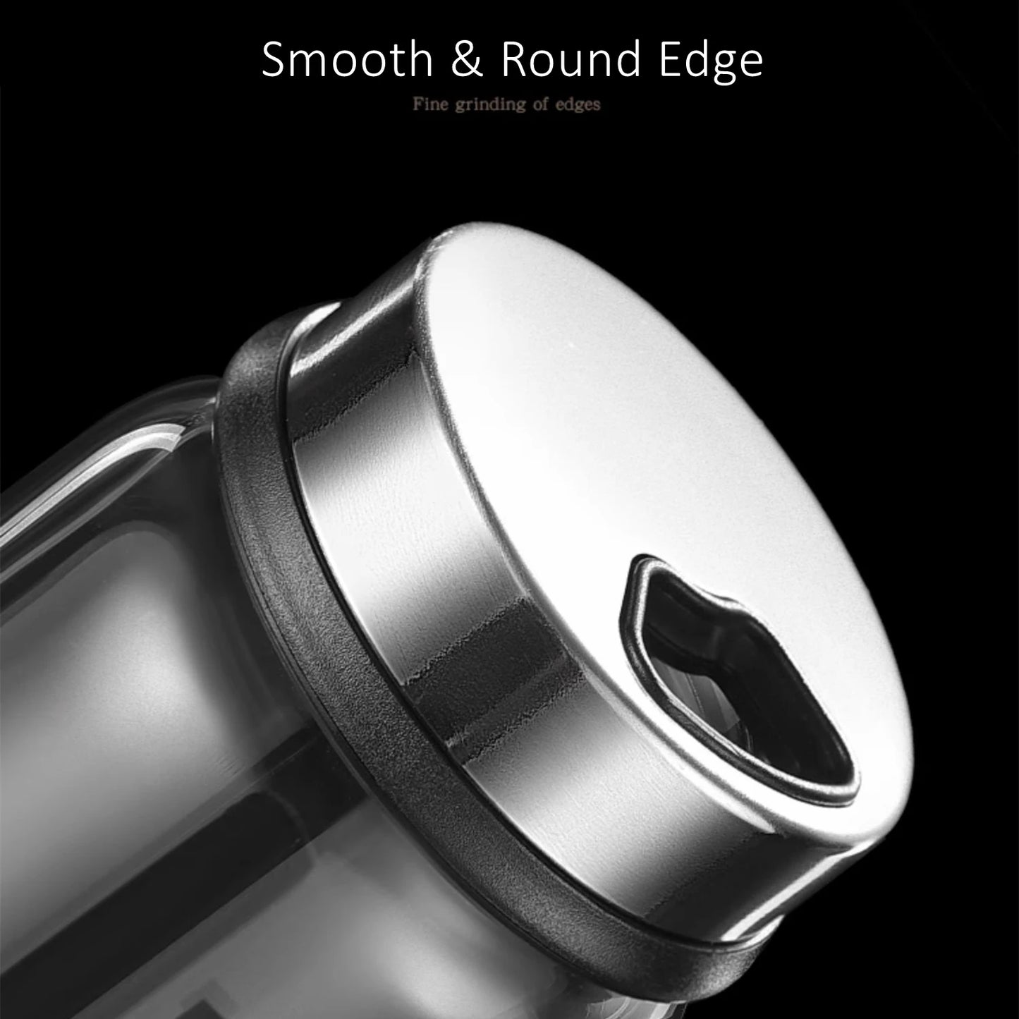 LFGB Certificated High-borosilicate Glass Spice Shaker Fall Resistant Kitchen Salt Jar Thickness Adjustable Sugar Container