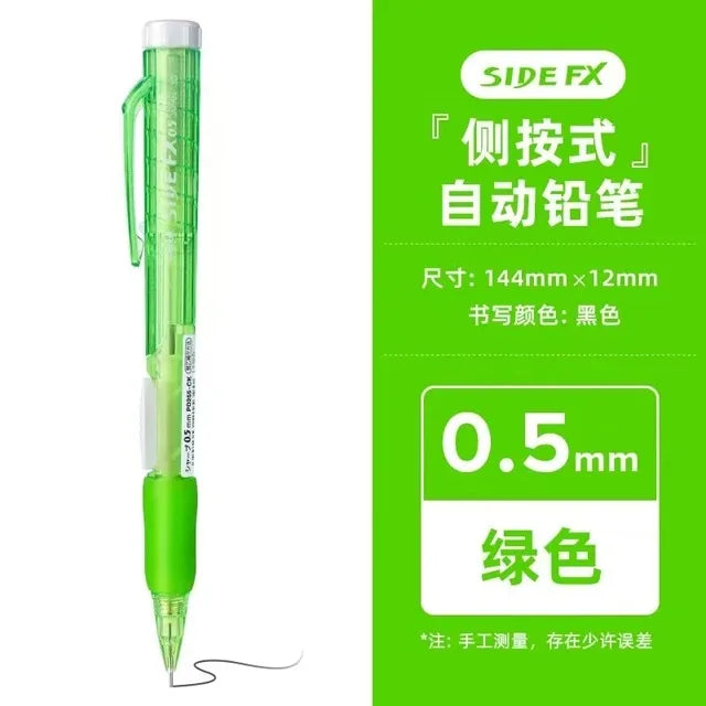 Japan Pentel Mechanical Pencil PD255 One-handed Side Press Lead Constant Core Automatic Pencils Efficient Work Study Stationery