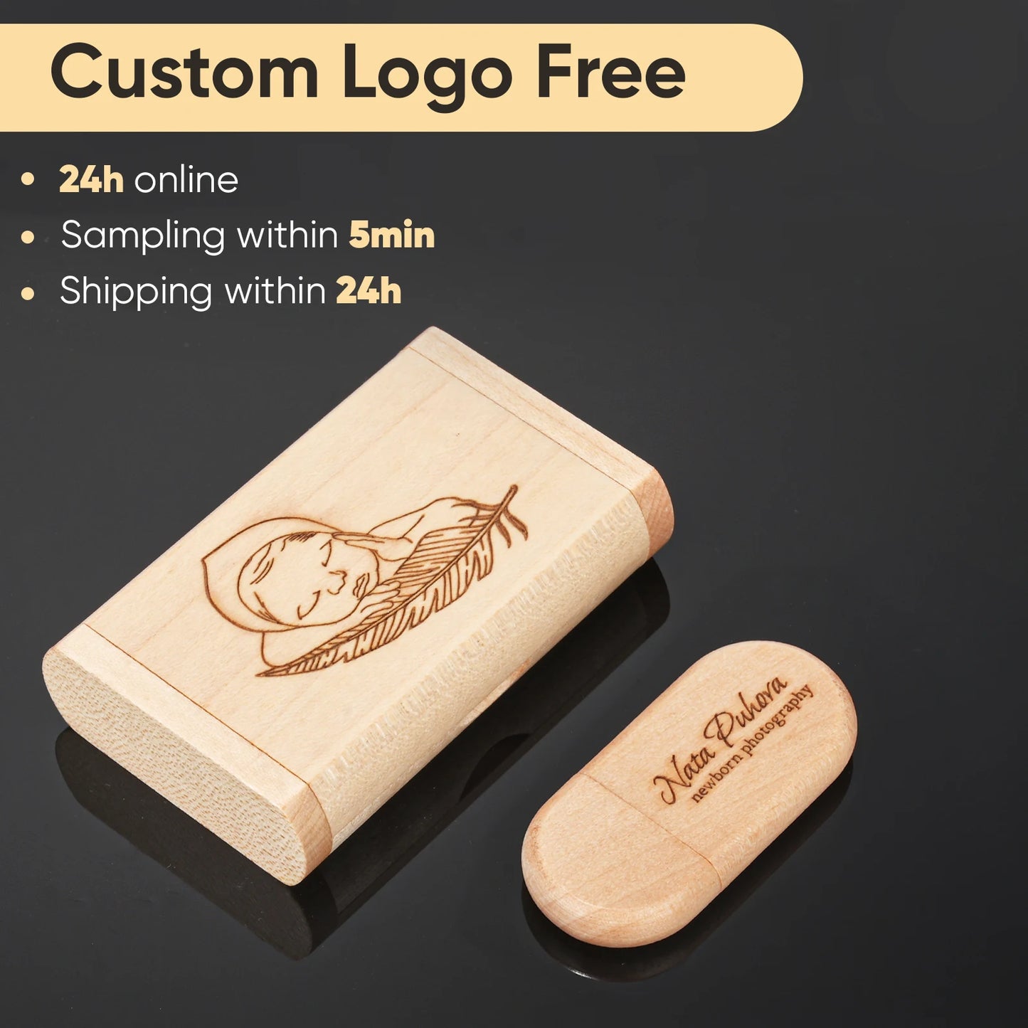 JASTER USB Flash Drive 2.0 128GB Memory Stick  Wooden/bamboo Free Logo Pendrive 4GB 8GB 16GB 32GB  64GB Pen Drive Wedding Gifts