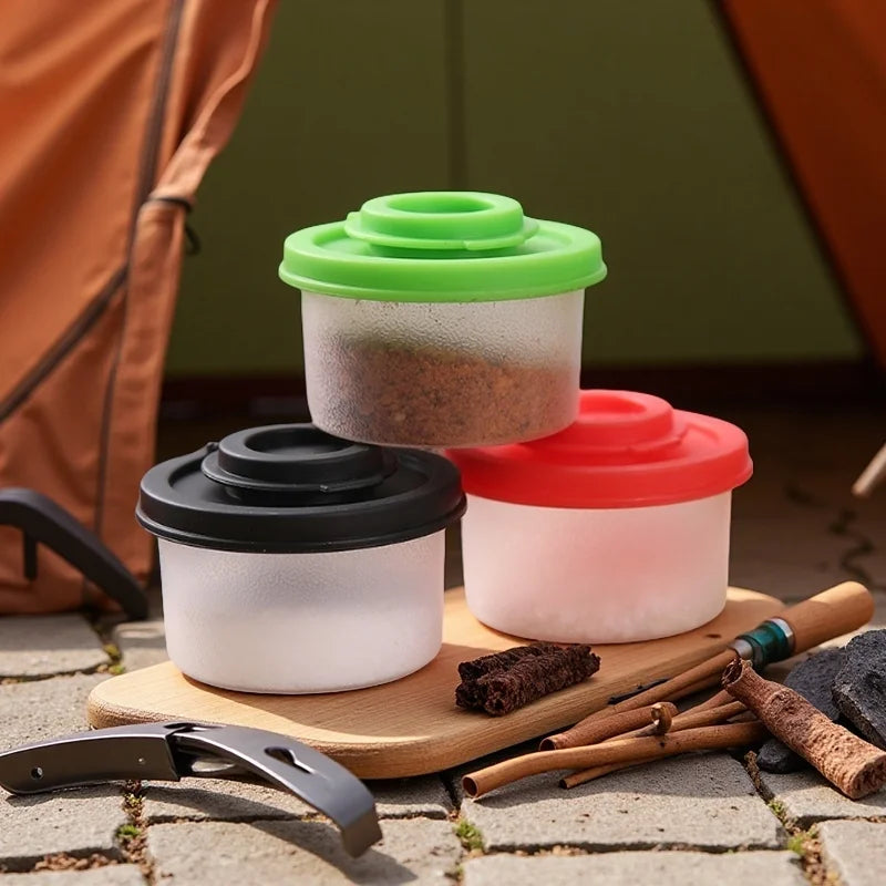 1/4pcs Kitchen Seasoning Jar Mini 50ml Dustproof Insect-proof Salt Pepper Sugar Cocoa Powder Sprinkle Seasoning Tools