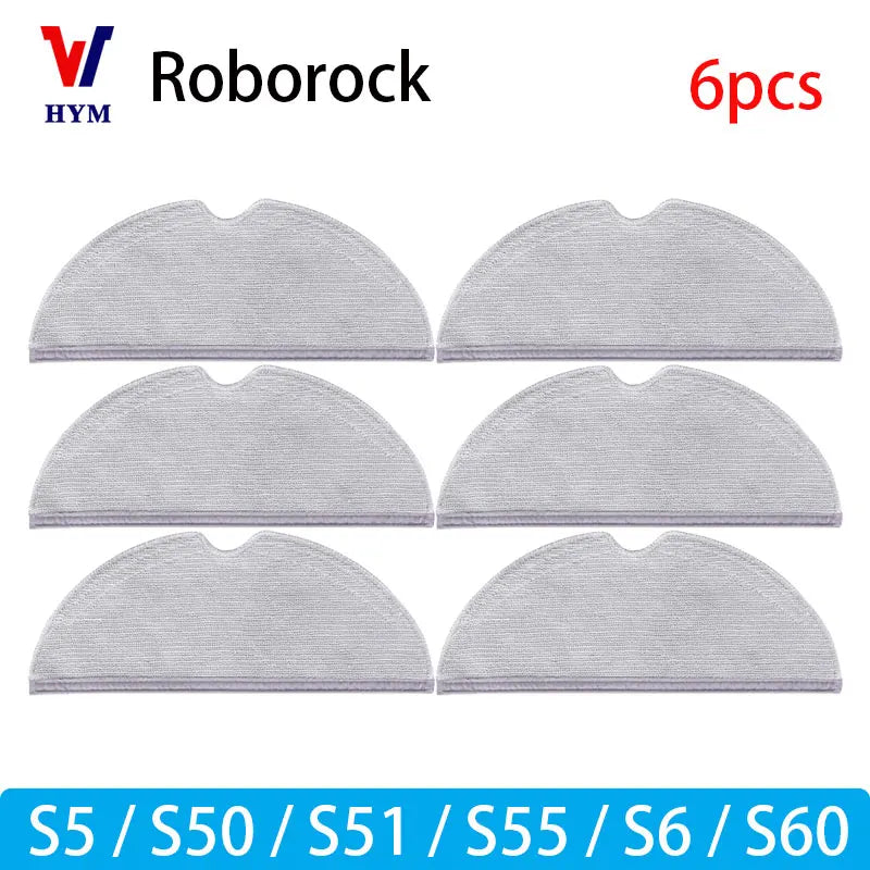 Roborock S5/S6 Accessories Kit – HEPA Filter, Mop & Side/Main Brushes