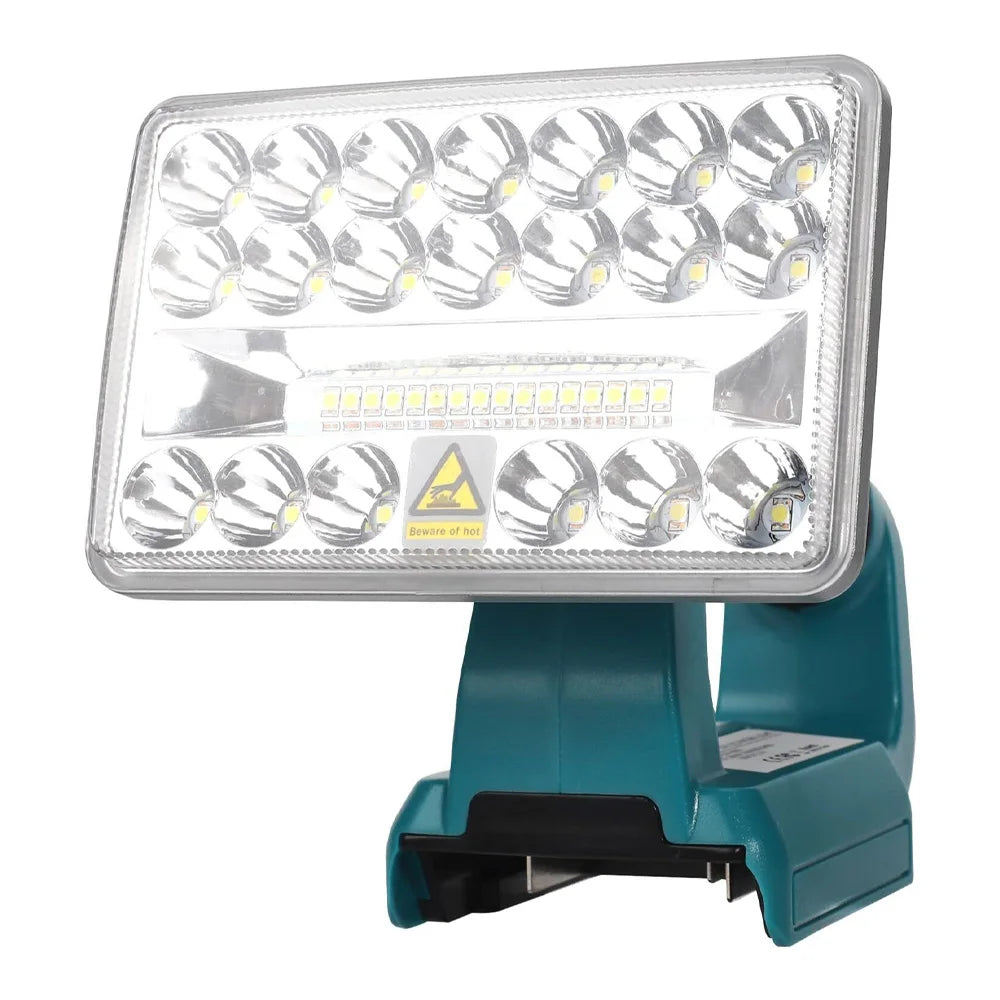 Professional LED Work Light for Makita 18V Li-ion Battery with USB Charging Port for Jobsite, Car Repairing, Camping, Emergency