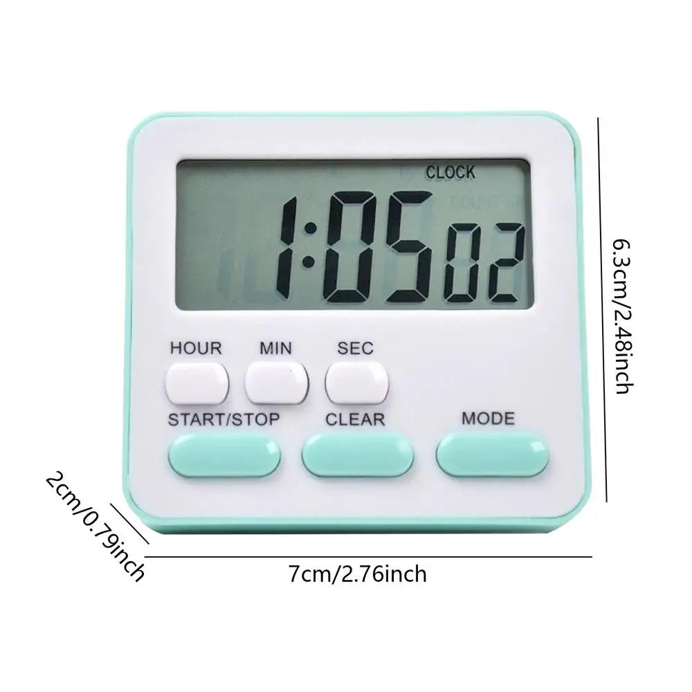 new Digital Kitchen Timer With Large Display 24-Hour Countdown Alarm For Cooking Baking, Study Workout Games & Classroom