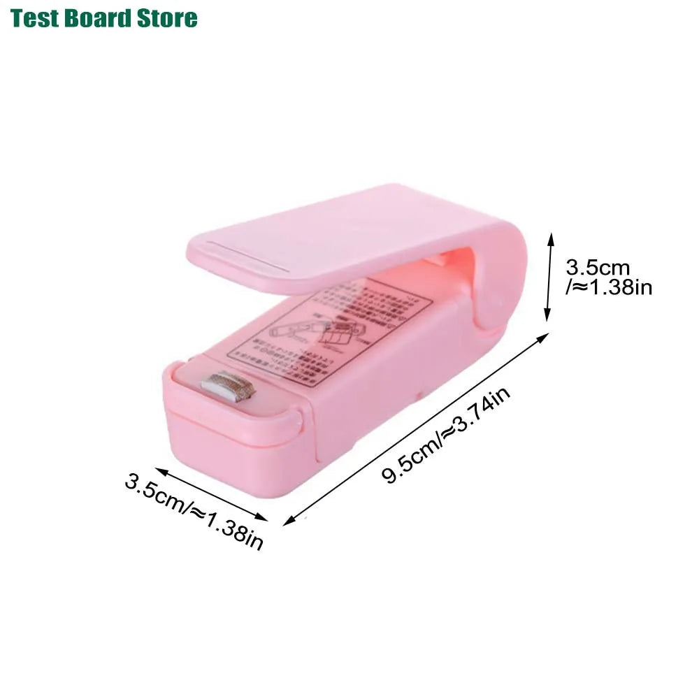 Mini Plastic Hot Bag Sealing Machine Portable Food Packaging Sealing Machine Snack Bag Sealing Clip Kitchen Household Tools