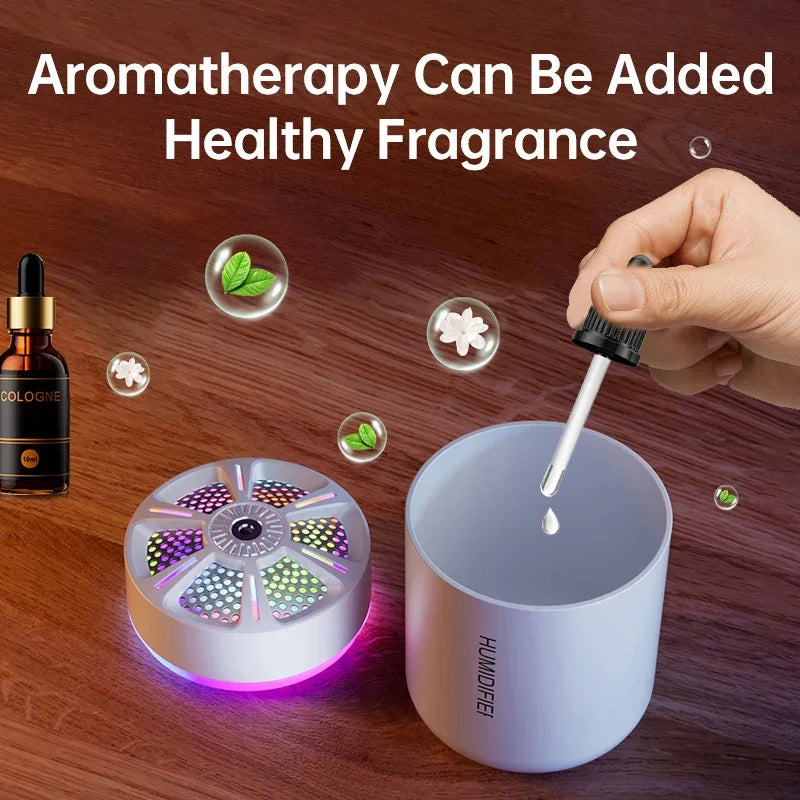 Portable Mini Air Humidifier Colorful LED Home Car Mini Air aromatherapy spray humidificador Essential Oil Diffuser