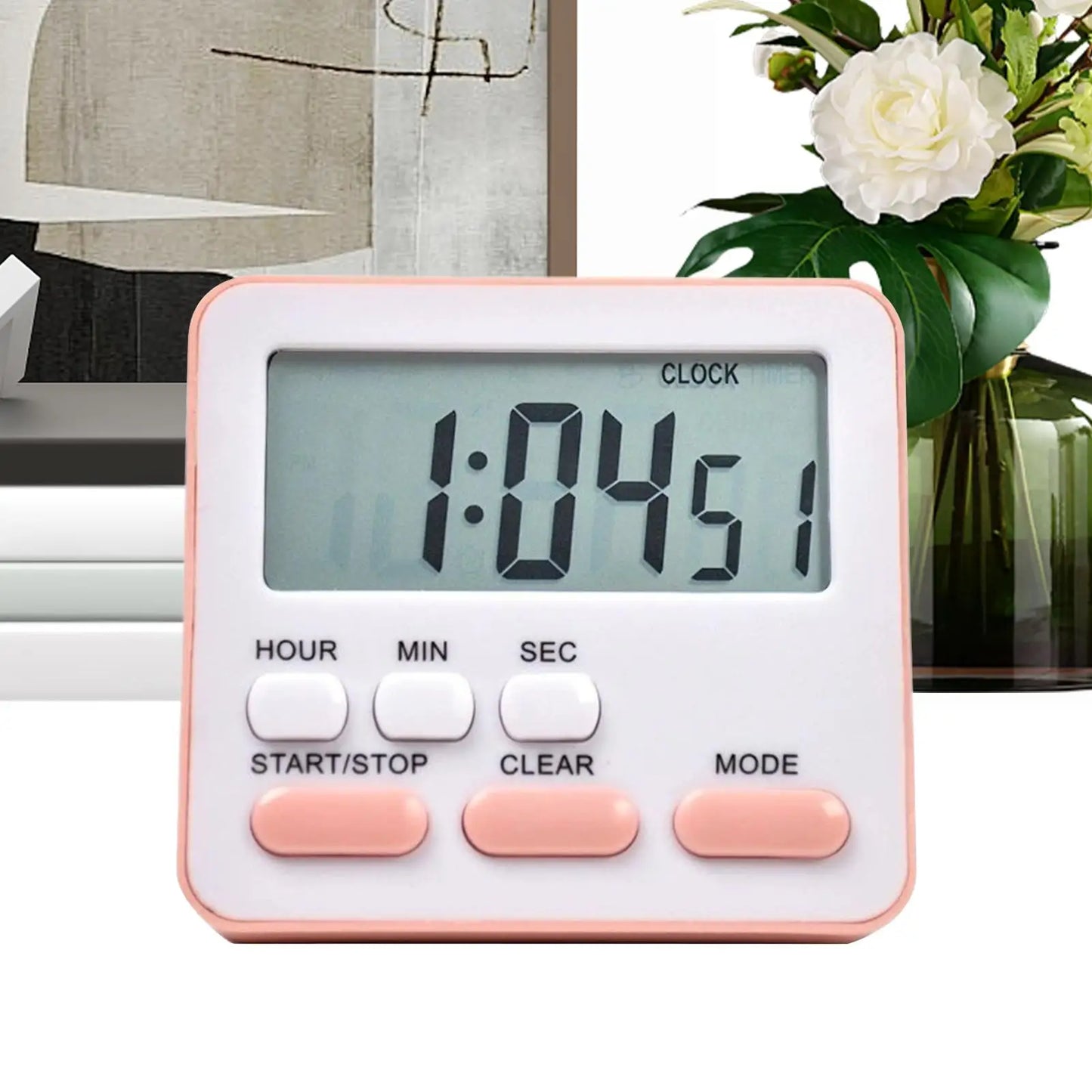 new Digital Kitchen Timer With Large Display 24-Hour Countdown Alarm For Cooking Baking, Study Workout Games & Classroom