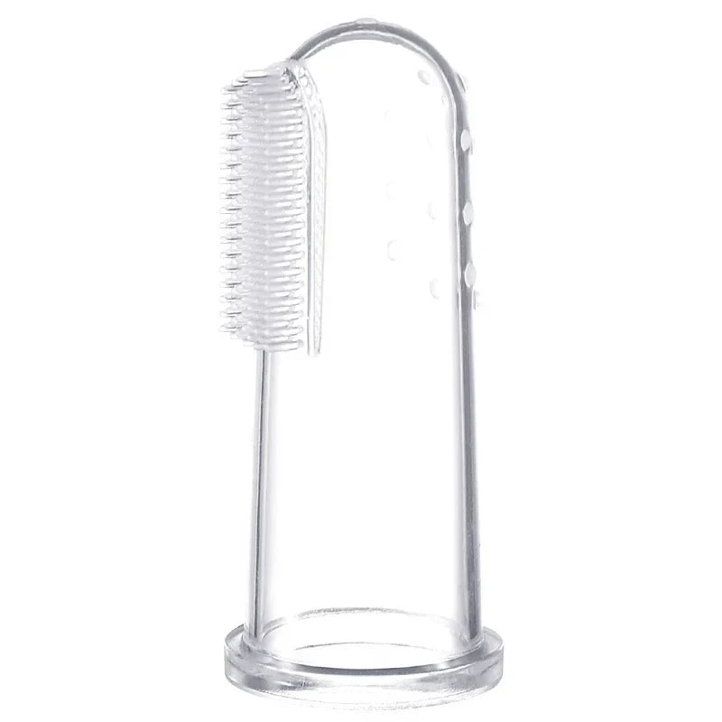 Ultra Soft Silicone Finger Toothbrush for Dog Cats Remove Plaque Tartar Puppy Kitten Teeth Cleaning Dental Care Oral Hygiene Pet