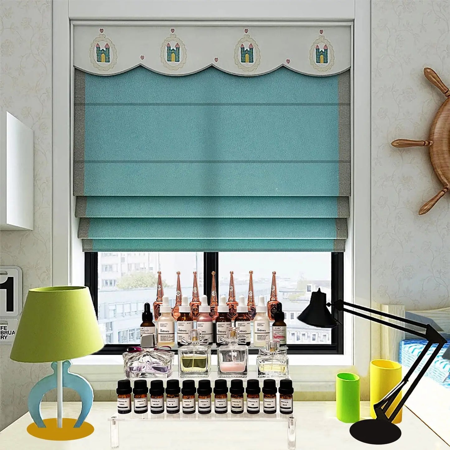 1-5 Tier Acrylic Display Stand,Clear Display Riser Rack for Cupcake,Perfume Doll Décor and Organizer Amiibo Funko POP Figures