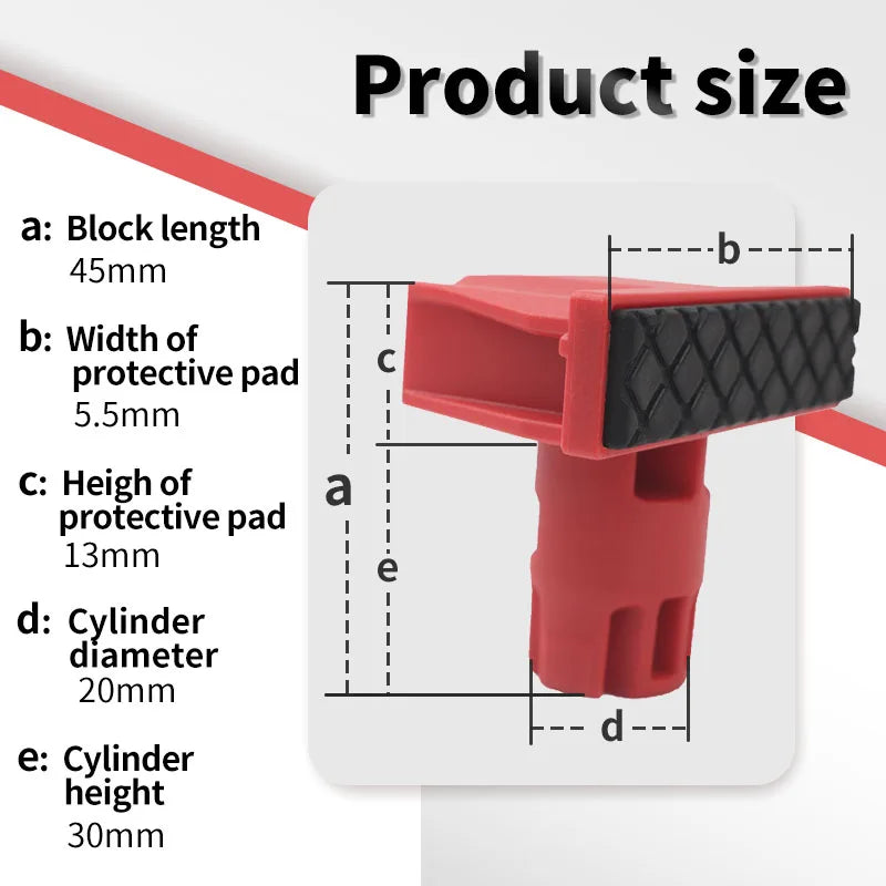 4Pcs Woodworking Bench Dogs for Positioning Workbench Peg Brake Dogs Hole Baffle 20mm Stopper Workshop Table Limit Block Tools