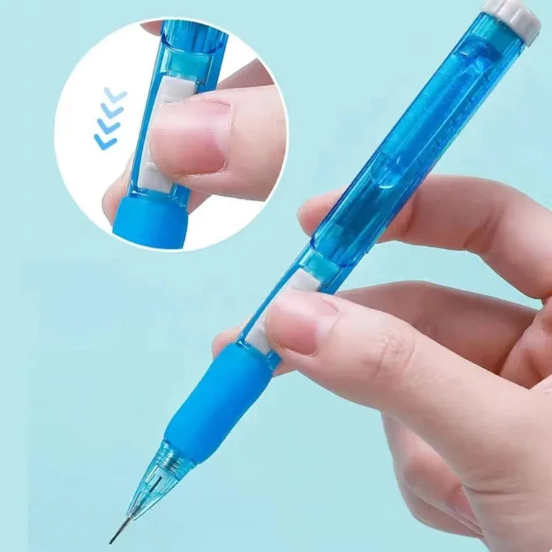 Japan Pentel Mechanical Pencil PD255 One-handed Side Press Lead Constant Core Automatic Pencils Efficient Work Study Stationery