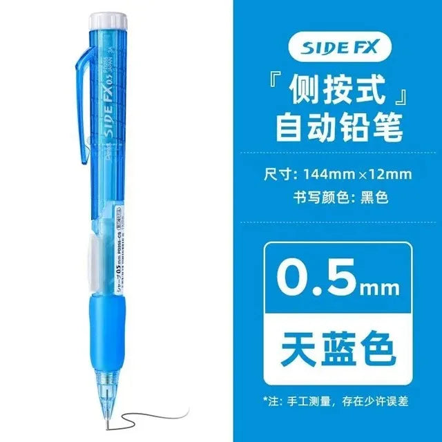 Japan Pentel Mechanical Pencil PD255 One-handed Side Press Lead Constant Core Automatic Pencils Efficient Work Study Stationery