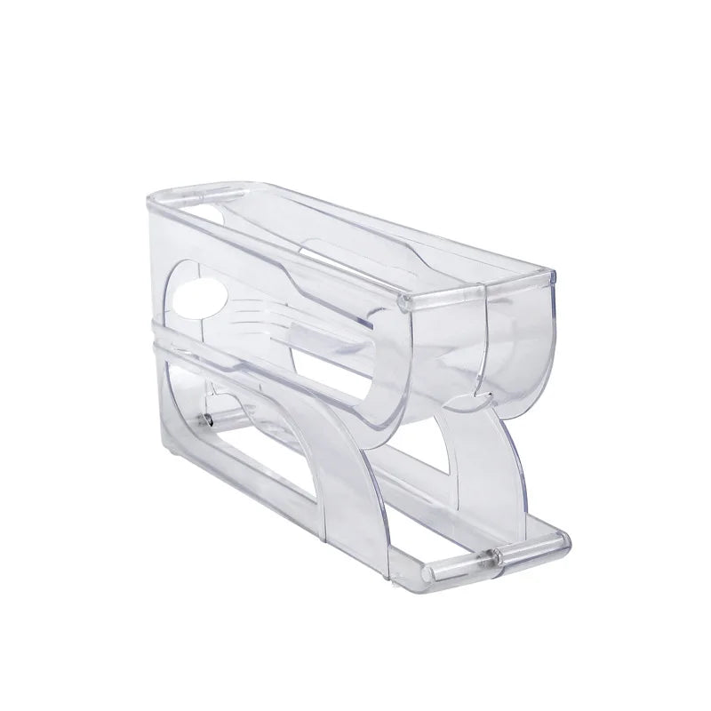 Automatic Roll-out Egg Storage Device Household Refrigerator Storage Box Egg Box Can Hold 30 Eggs High Quality Egg Rack Kitchen