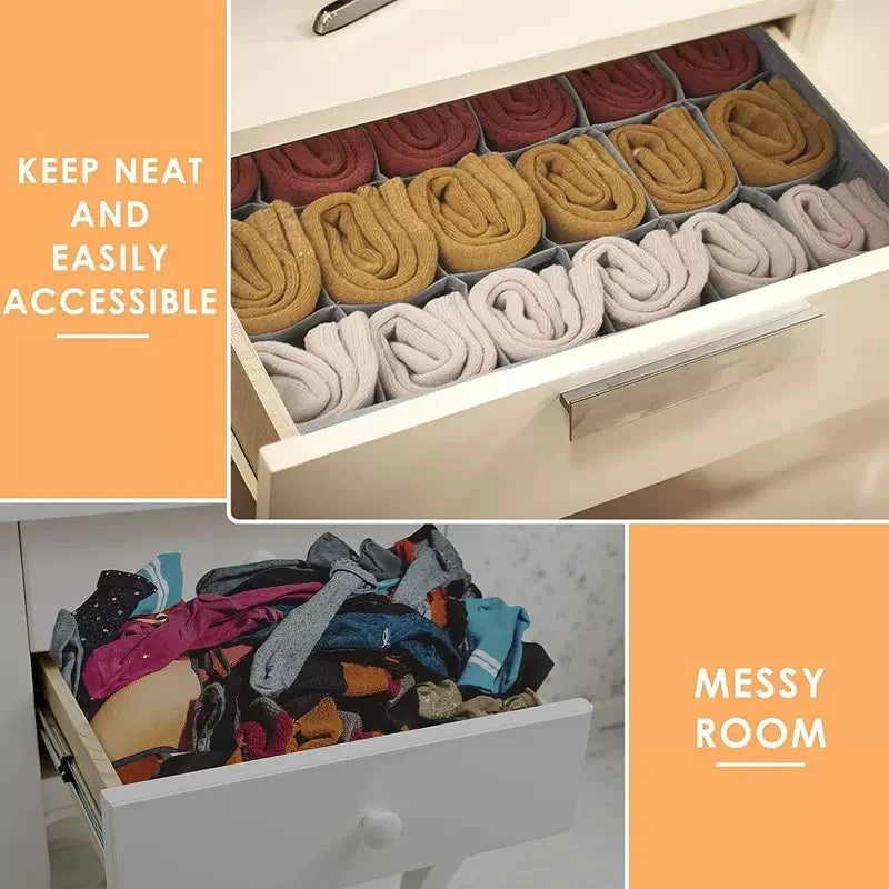Cabinet Underwear Organizer Drawer Clothes Organizer Boxes Closet Organizer for Underwear Bra Sock Underpants Storage Organizers