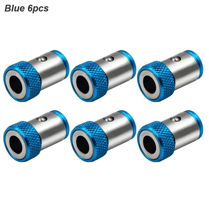 Magnetic Ring Cross Phillips Screwdriver Bit Holder 6.35mm 1/4 Universal Alloy Anti-corrosion Strong Magnetizer Power Hand Tool