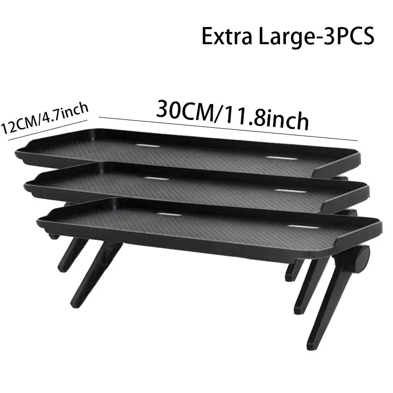 TV Screen Top Storage Shelf Adjustable Computer Monitor Desktop Screen Top Storage Rack Router Shelf Rack Home Organizer