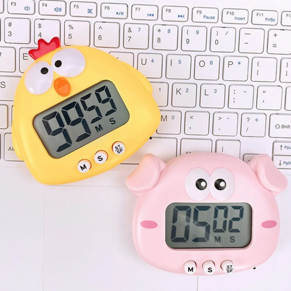 1-99 Minutes Cooking Study Work Timer Reminder For Shop Home Kitchen Gadget Cute Frogs Kitchen Electronic Digital Timer Gift