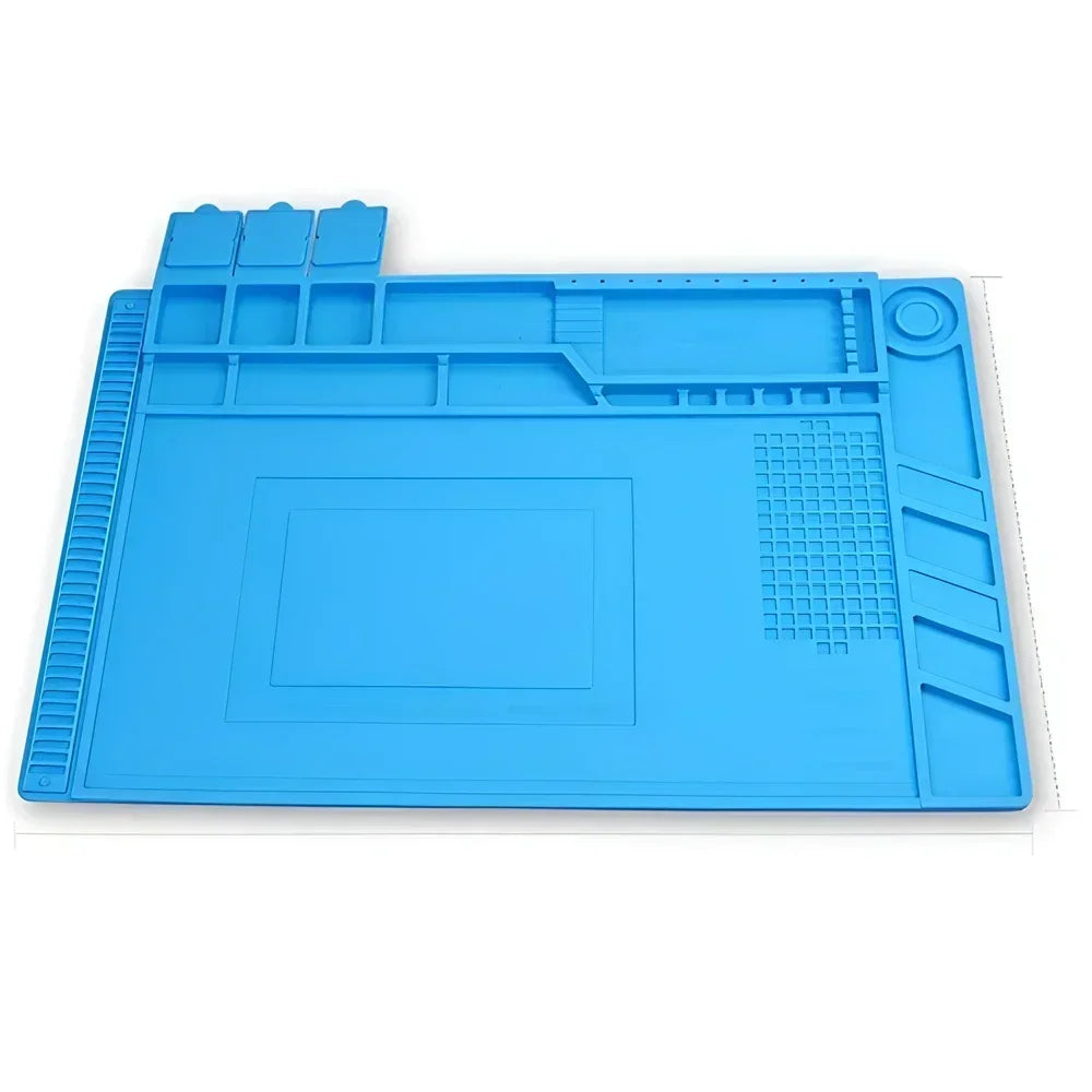 Magnetic Heat Insulation Soldering Mat Silicone Working Pad for Phone Electronic ESD Repair Heat Resistant Maintenance Tool Kit