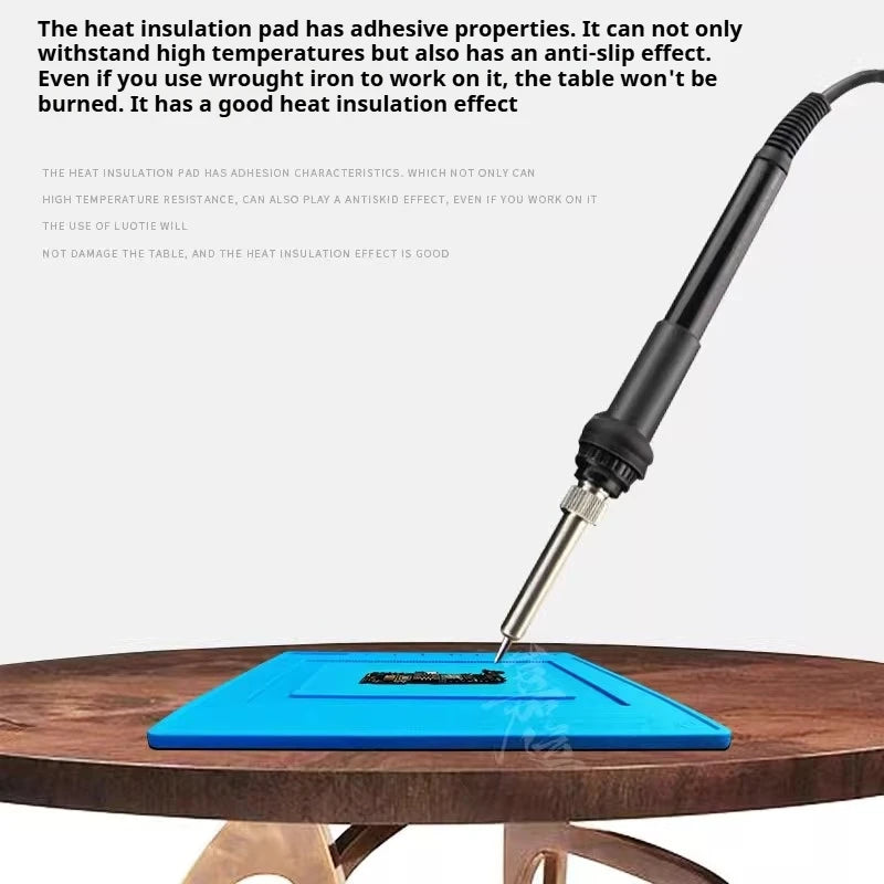Multi-functional high-temperature resistant workbench heat insulation pad for mobile phone and computer repair