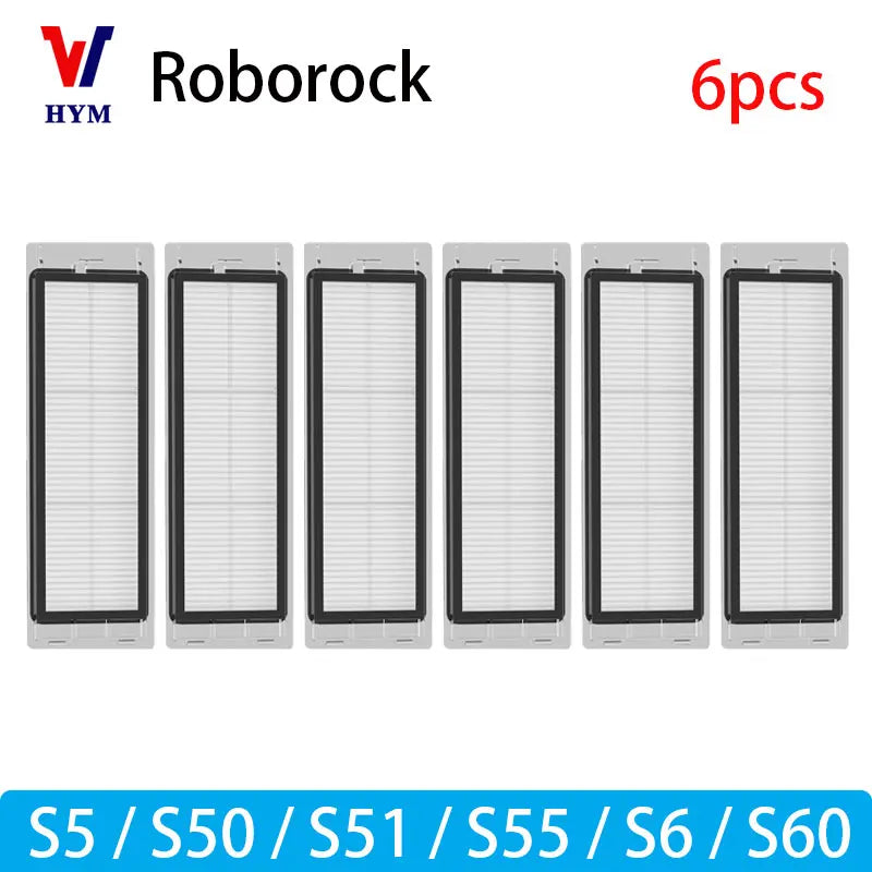Roborock S5/S6 Accessories Kit – HEPA Filter, Mop & Side/Main Brushes