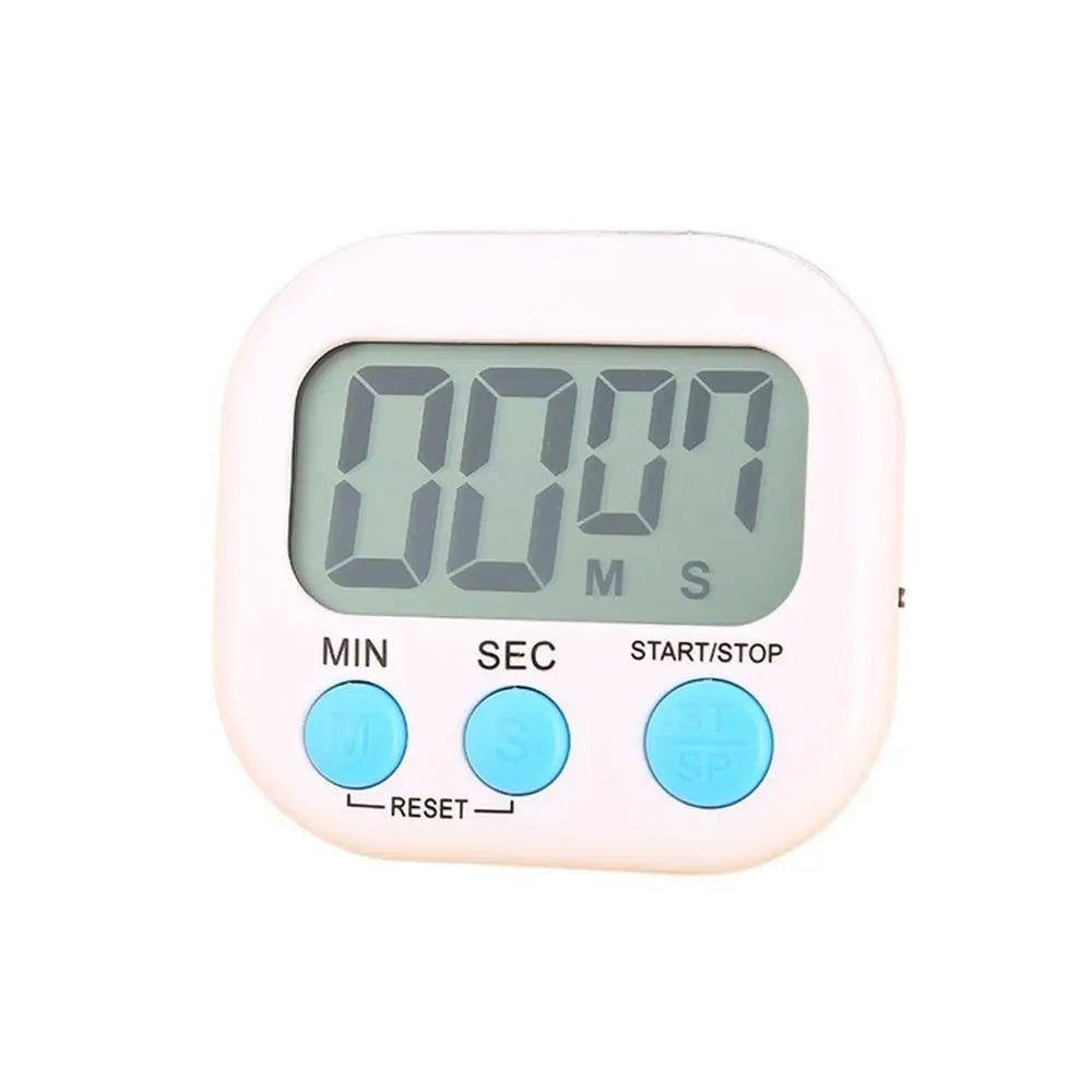 Creative LCD Kitchen Timer Cartoon Shape Multifunctional Countdown Timer Digital Alarm for Baking Cooking Sports Reminder