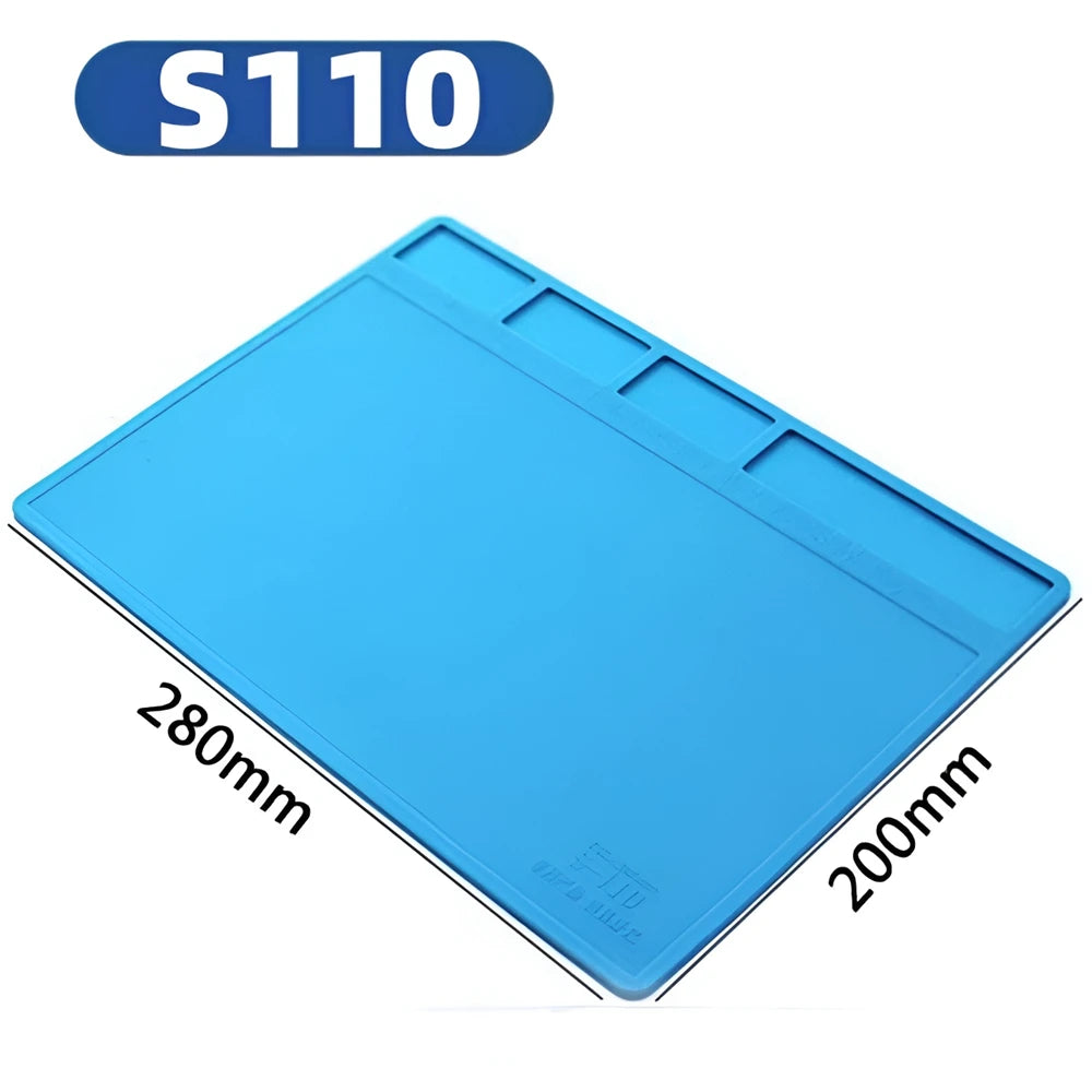 ESD Heat Insulation Soldering Mat Computer Phone Repair Tool Kit Working Silicone Repair Pad Heatresistant Maintenance Platform