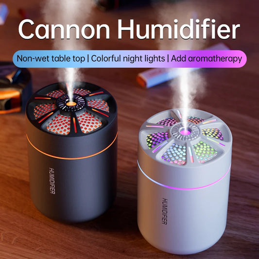 Portable Mini Air Humidifier Colorful LED Home Car Mini Air aromatherapy spray humidificador Essential Oil Diffuser