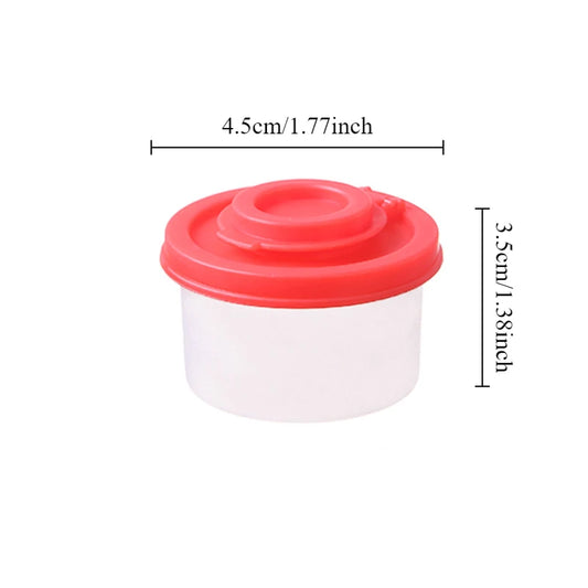 1/4pcs Kitchen Seasoning Jar Mini 50ml Dustproof Insect-proof Salt Pepper Sugar Cocoa Powder Sprinkle Seasoning Tools