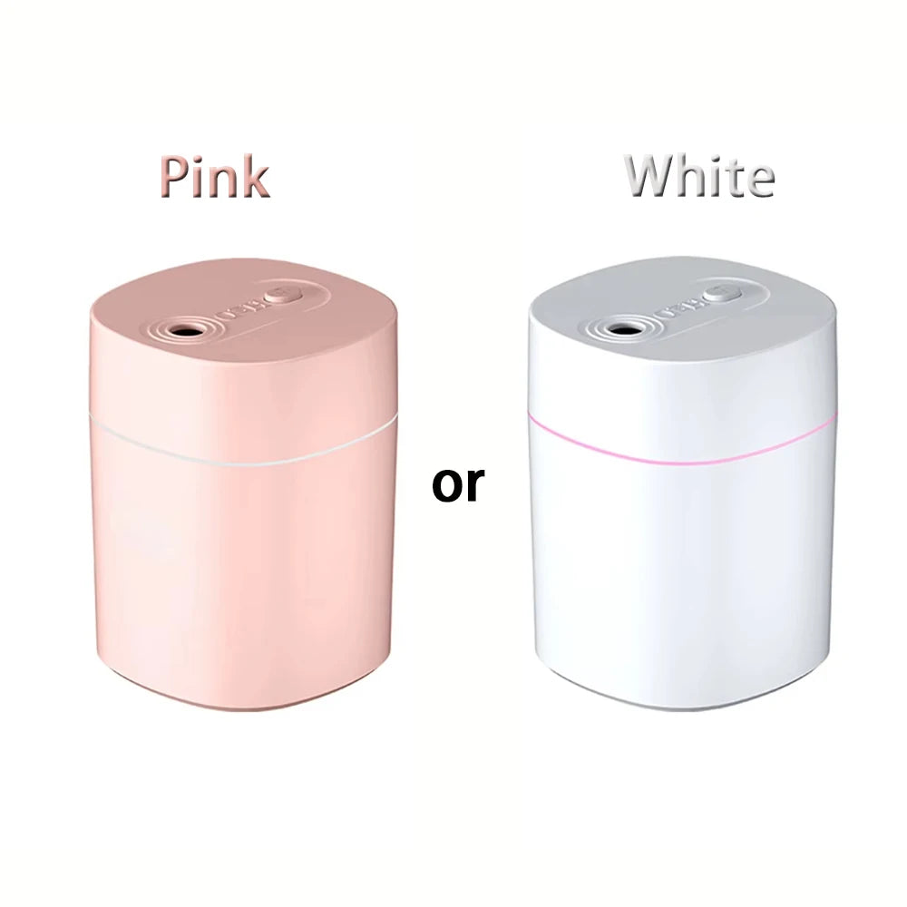 200ML Mini Air Humidifier USB Aroma Diffuser Essential Oil Purifier Mist Maker Colorful Lights humidificador For Home Car Office