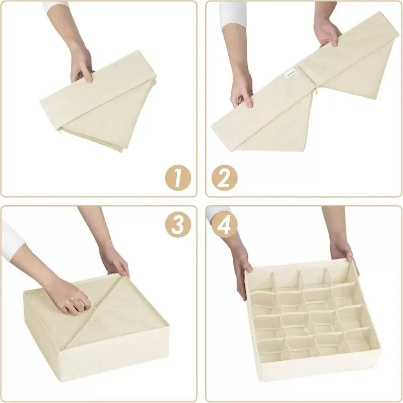 Cabinet Underwear Organizer Drawer Clothes Organizer Boxes Closet Organizer for Underwear Bra Sock Underpants Storage Organizers