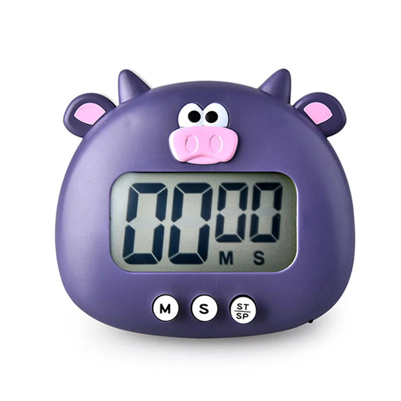 Digital Timer For Kid Study Kitchen Countdown Alarm Clock Child Study Timer Cute Animals Timer Kitchen Cooking Gadgets Gift New