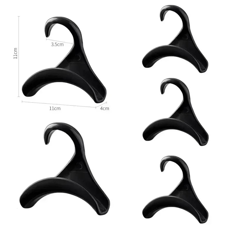 5pcs bag hanger hook Handbag hat scarf storage rack wardrobe backpack hook Handbag Holder Storage Rack Organization